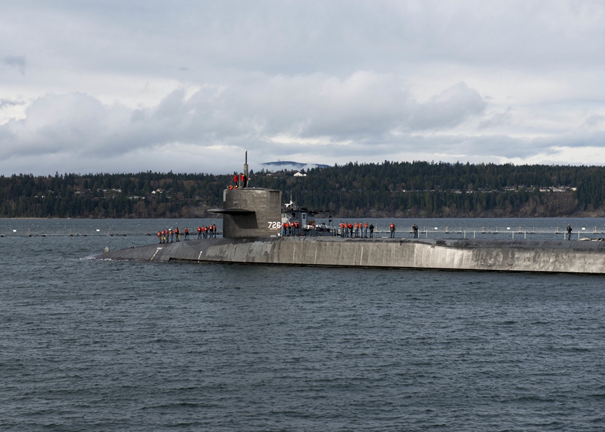 高清:美海军曝光世界最强巡航导弹核潜艇