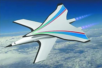 采用高超音速“I”型布局的飞机设想效果图