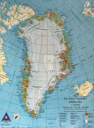 格陵兰地图(图片来自360.mafengwo.cn)图片