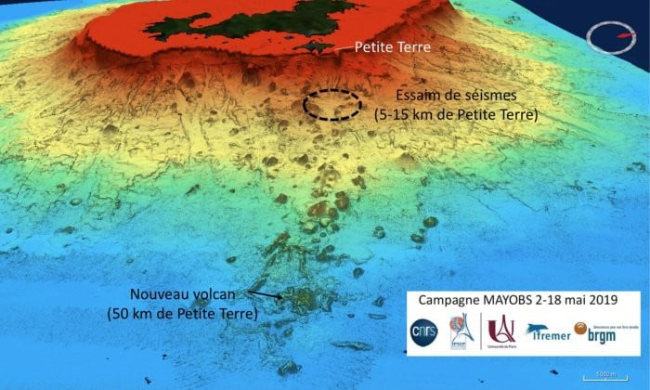 研究发现有史以来最大的水下爆发形成了一座新水下火山