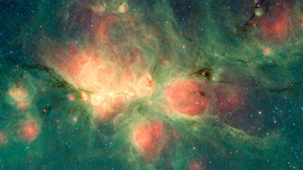 NASA放出猫爪星云近照：怎么能这么可爱？
