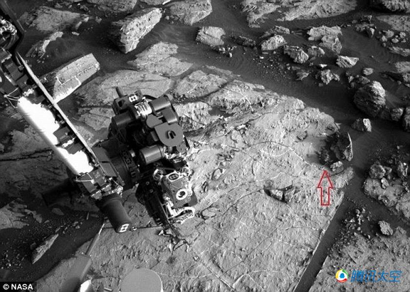 组图：火星表面最新发现神秘卵状金属陨石