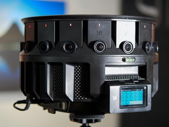 小蚁科技和谷歌共同研发的新一代VR相机YI HALO