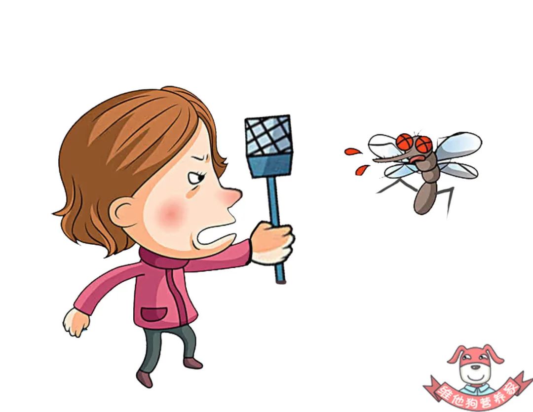 Menina dos desenhos animados sendo mordida por mosquitos | Vetor Premium